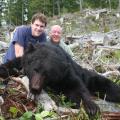 John and his father Carter with Johns 7ft plus boar